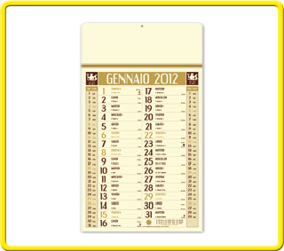 Art. 259 Calendario olandese personalizzato